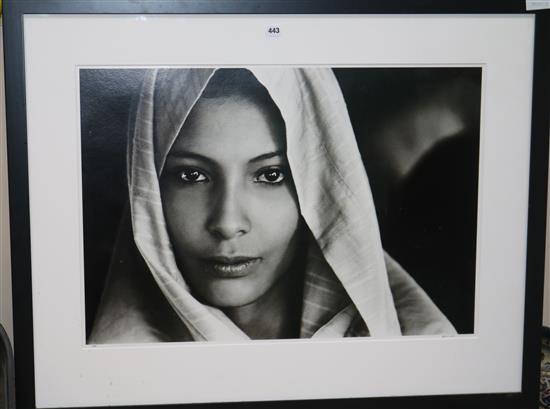 John Chiasson Portrait of a Tuareg girl 22 x 32in.